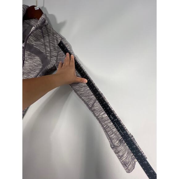Lululemon Athletica Define Jacket Magnum Space Dye Gray Women's Zip Up Size 2 - Picture 8 of 9